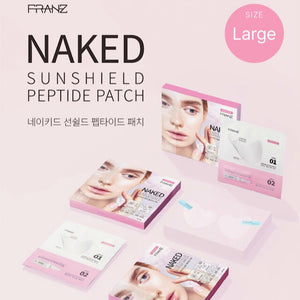 -Franz Naked Sunshield peptide patch 프란츠 네이키드 선샤인 투명선패치 5회분 (5+1 프로모션)